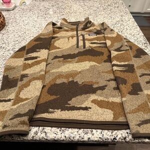 Patagonia Mens Better Sweater 1/4 Zip Fleece in Brown Camp - Size Medium